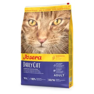 Josera Dailycat kattenvoer 10 kg – graanvrij, met gevogelte