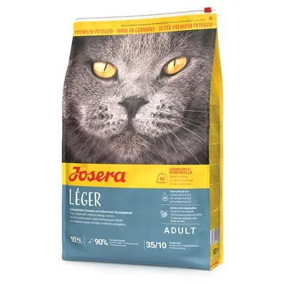 Josera Léger kattenvoer 10 kg – verlaagd caloriegehalte