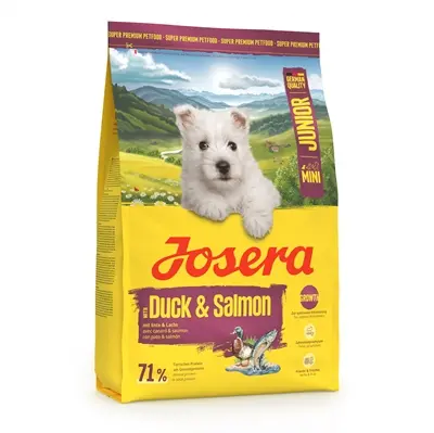 Josera hondenvoer Mini Junior Duck/Salmon 3 kg – puppyvoer, eend en zalm - Afbeelding 5