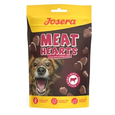 Josera Meat Hearts rund 70 g – zachte hondensnack