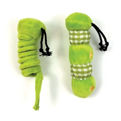 Happy Pet Tabby Patch kattenspeeltjes rupsen 11 en 9 cm – set van 2 - Afbeelding 4