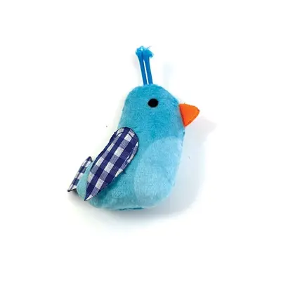 Happy Pet Tabby Patch kattenspeeltjes vogel blauw multipack 4 stuks - Afbeelding 4