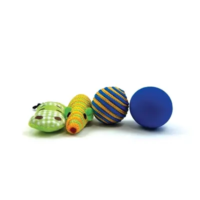 Happy Pet Tabby Patch kattenspeeltjes rups multipack 4 stuks - Afbeelding 7