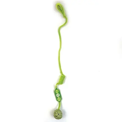 Happy Pet Tabby Patch bungee kattenspeeltje erwten 80 cm - Afbeelding 3