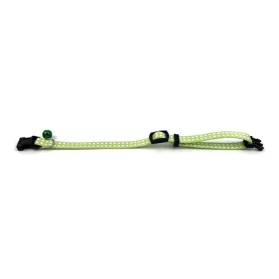Happy Pet Tabby Patch kattenhalsband ruit groen 18-30 cm – met bel - Afbeelding 6