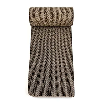Happy Pet Tabby Patch krabmat chaise lounge van karton 46 x 22 x 14 cm - Afbeelding 6
