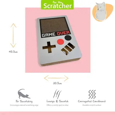 Happy Pet Tabby Patch krabmat Gameboy 45,5 x 30,5 x 5 cm – karton - Afbeelding 4
