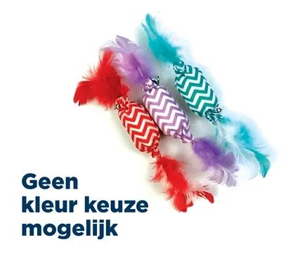 Happy Pet Tabby Patch crinkle snoepje kattenspeeltje 19 x 2,5 cm