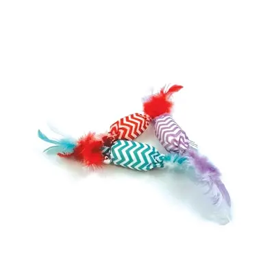 Happy Pet Tabby Patch crinkle snoepje kattenspeeltje 19 x 2,5 cm - Afbeelding 6