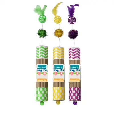 Happy Pet Tabby Patch kattenroller van karton 45,5 x 9,5 x 5,5 cm - Afbeelding 4