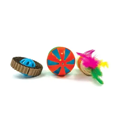 Happy Pet Tabby Patch ratel, roller en krabspeeltje voor katten 9 x 7,5 cm - Afbeelding 6