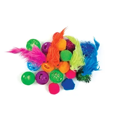 Happy Pet Tabby Patch kattenspeeltjes variatiepack 24 stuks