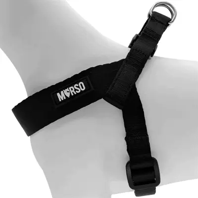 Morso mini hondentuig zwart 29-38 x 2,5 cm – voor kleine honden - Afbeelding 5