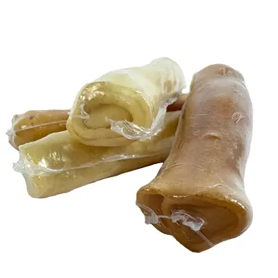 Petsnack Smoked Roll 16-17 cm – gerookte kauwrol van runderhuid, 4 stuks - Afbeelding 5
