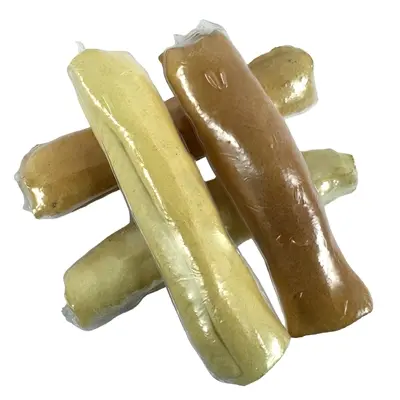 Petsnack Smoked Roll 16-17 cm – gerookte kauwrol van runderhuid, 4 stuks - Afbeelding 6