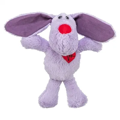 Trixie pluche hondenspeeltje hond met hart paars 28 cm