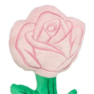 Trixie pluche roos roze 30 cm – hondenspeeltje - Afbeelding 4