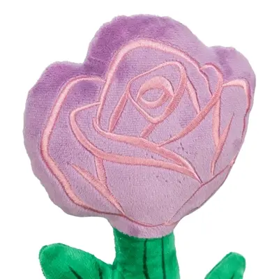Trixie pluche roos paars 30 cm – hondenspeeltje - Afbeelding 4