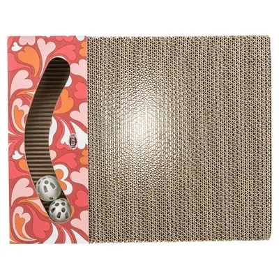 Trixie krabplank Hartjes met ballen rood rechthoekig 38 x 30 x 5 cm - Afbeelding 5