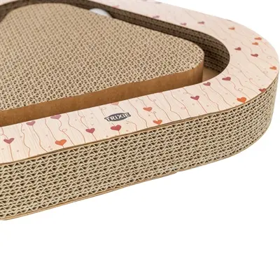 Trixie krabplank Hartjes met ballen abrikoos driehoekig 36 x 36 x 5 cm - Afbeelding 6