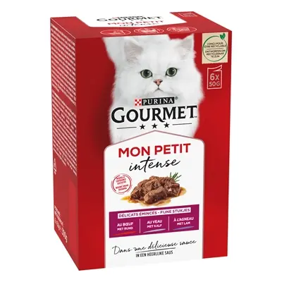 Gourmet Mon Petit vlees 6 x 50 g – natvoer voor katten - Afbeelding 4