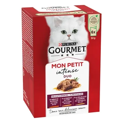 Gourmet Mon Petit Duo Vlees 6 x 50 g – natvoer voor katten - Afbeelding 4