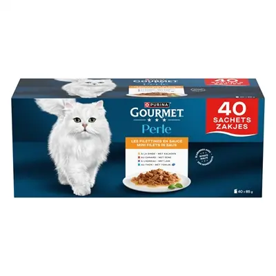 Gourmet Perle mini filets in saus multipack 40 x 85 g