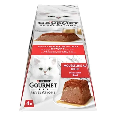 Gourmet Revelations kattenvoer mousse met rund 4 x 57 g – kuipjes - Afbeelding 4