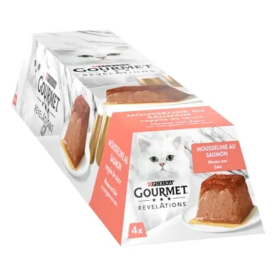 Gourmet Revelations kattenvoer mousse met zalm 4 x 57 g