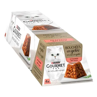 Gourmet Revelations kattenvoer zalm in gelei 4 x 57 g
