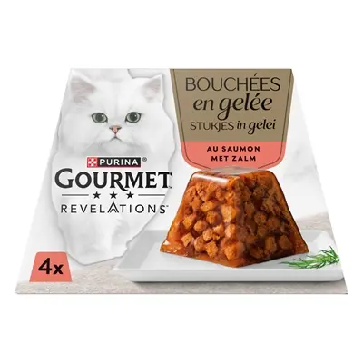Gourmet Revelations kattenvoer zalm in gelei 4 x 57 g - Afbeelding 5