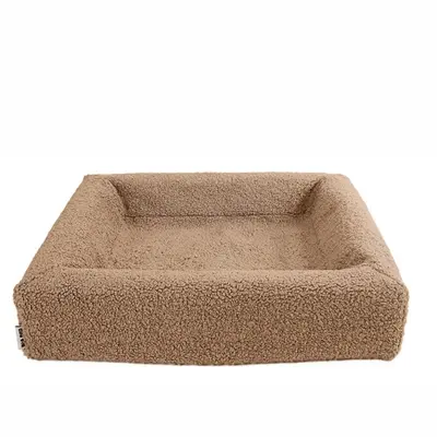Bia Bed premium hoes teddy beige 100 x 80 x 15 cm – maat 6