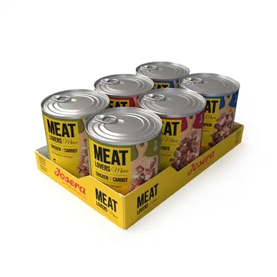 Josera Meat Lovers Menu natvoer hond multipack 6 x 800 g