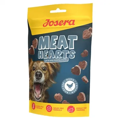 Josera Meat Hearts kip 70 g – zachte hondensnack