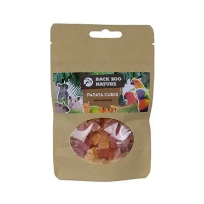 Back Zoo Nature papajablokjes 50 g – fruitsnack voor vogels en knaagdieren - Afbeelding 2