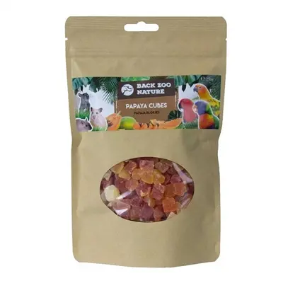 Back Zoo Nature papaya cubes 250 g – gedehydrateerde snack - Afbeelding 4