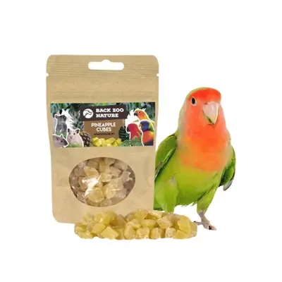 Back Zoo Nature ananasblokjes 50 g – fruitsnack voor vogels en knaagdieren - Afbeelding 3