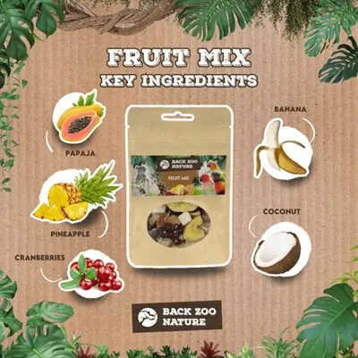 Back Zoo Nature fruit mix 200 g – gedroogd fruit - Afbeelding 7