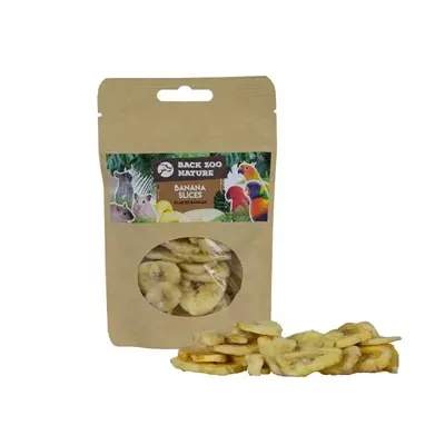 Back Zoo Nature bananenschijfjes 35 g – gedehydrateerde fruitsnack