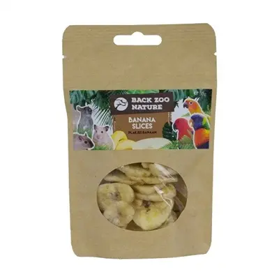 Back Zoo Nature bananenschijfjes 35 g – gedehydrateerde fruitsnack - Afbeelding 4