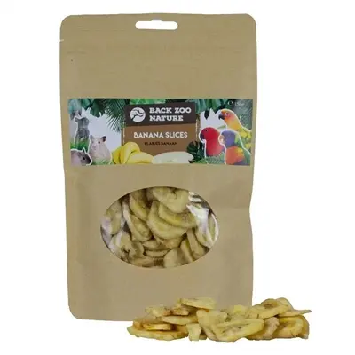 Back Zoo Nature bananenschijfjes 150 g – gedehydrateerde fruitsnack