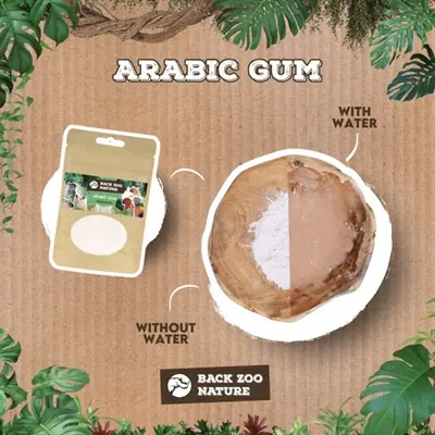 Back Zoo Nature arabische gom 50 g – natuurlijk bindmiddel voor foerageren - Afbeelding 7
