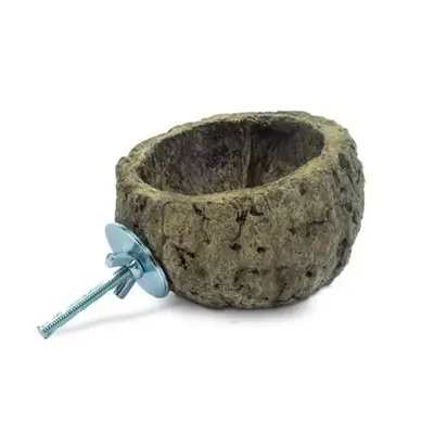 Back Zoo Nature voerbak Discovery Bowl 10 cm – natuurlijke kom, papegaaien