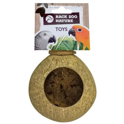 Back Zoo Nature Coconut House ca. 9,5 cm – schuilplek van kokosnootschil - Afbeelding 4