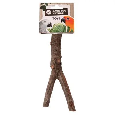 Back Zoo Nature Wooden Y-Perch 20 cm – natuurlijke zitstok