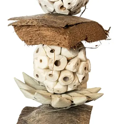Back Zoo Nature Coco Shred Sola 30 x 8 x 8 cm – kokosnoot vogelspeeltje - Afbeelding 4