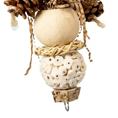 Back Zoo Nature vogelspeeltje Forest Star 36 x 12 x 8 cm – zeegras - Afbeelding 5