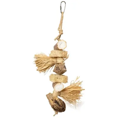 Back Zoo Nature vogelspeeltje Snack Stack 36 x 18 x 10 cm – zeegras
