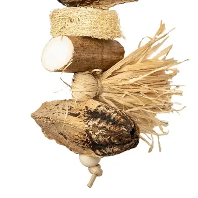 Back Zoo Nature vogelspeeltje Snack Stack 36 x 18 x 10 cm – zeegras - Afbeelding 5