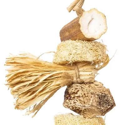 Back Zoo Nature vogelspeeltje Snack Stack 36 x 18 x 10 cm – zeegras - Afbeelding 6